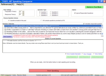 TOEFL iBT Speaking Conqueror